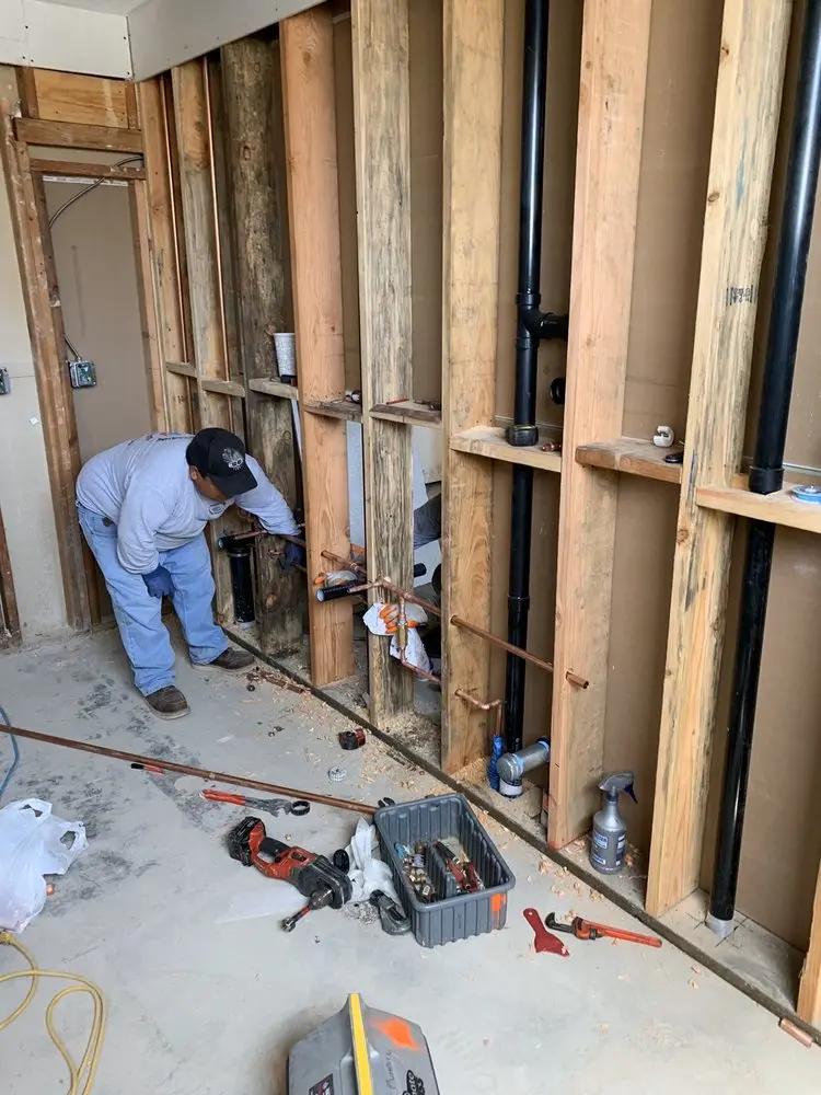 Commercial rough-in plumbing for Water Heater Replacement in Kingsbridge